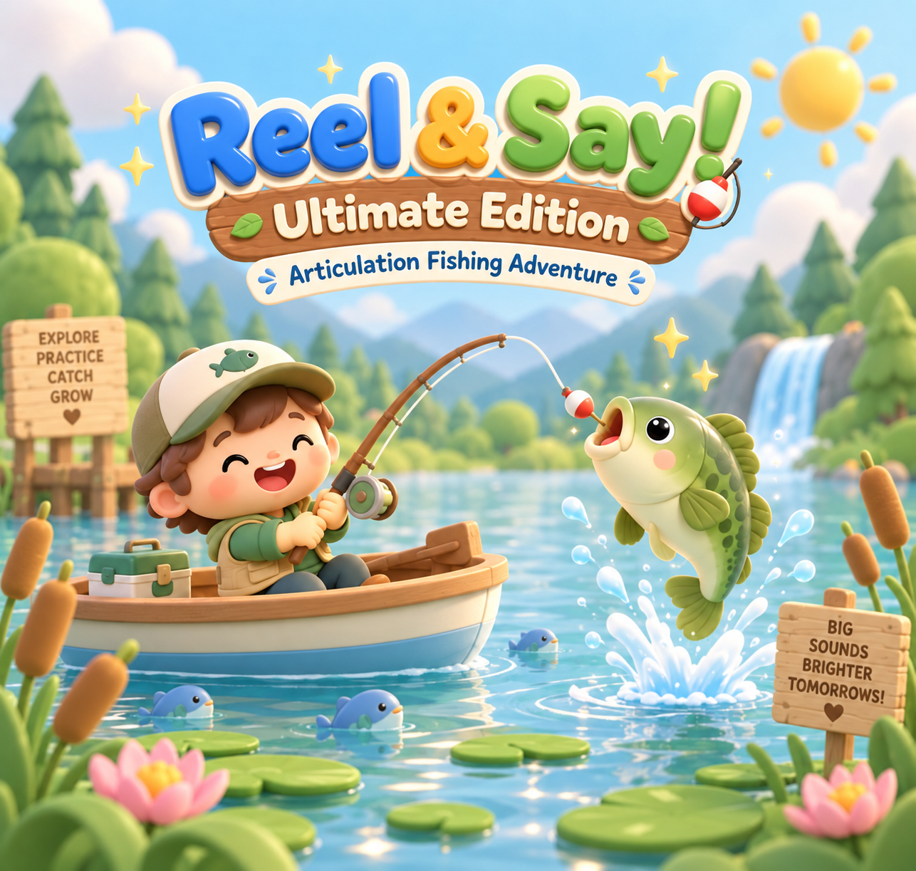 Reel and Say Fishing game cover